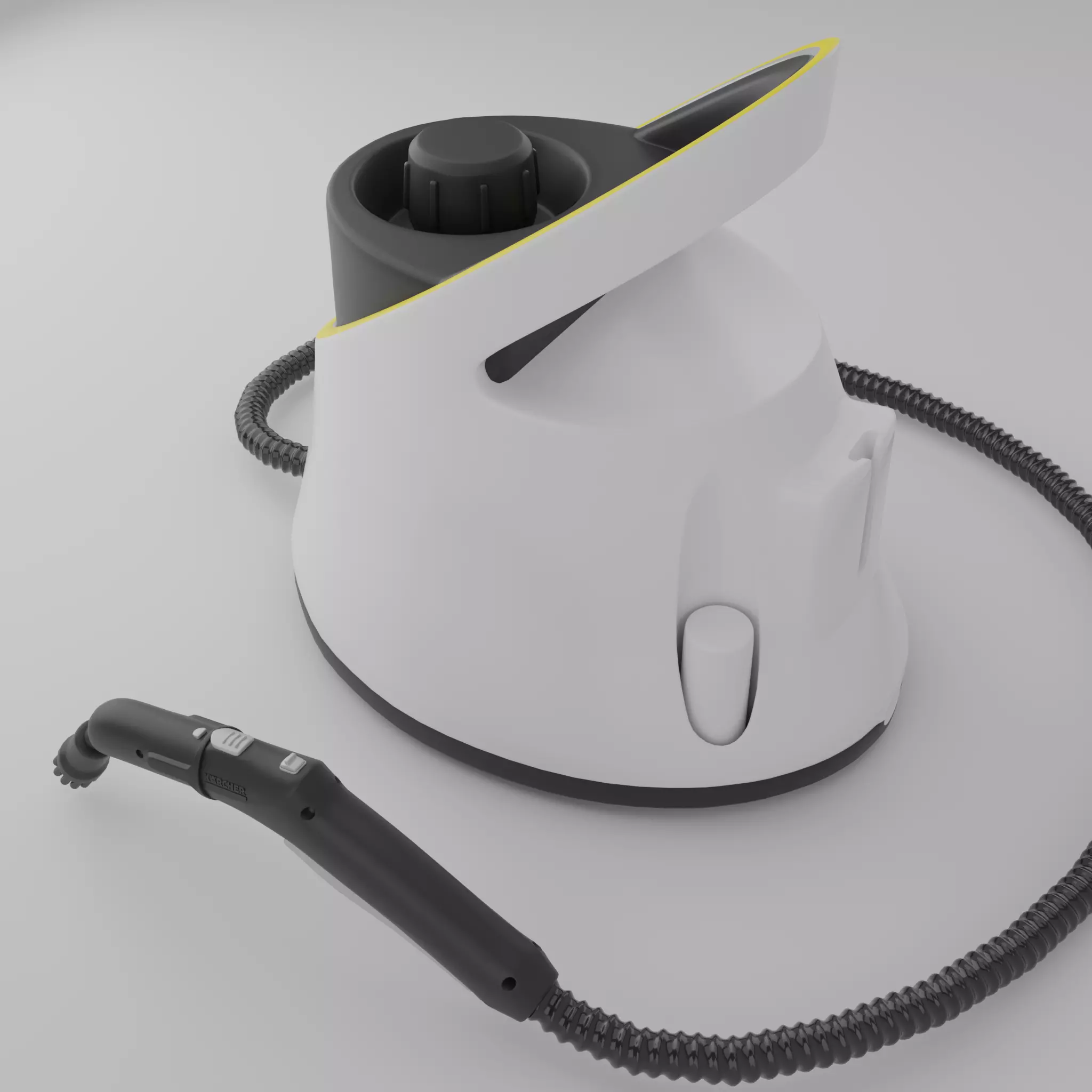 Steam cleaner Low-poly 3D model_3
