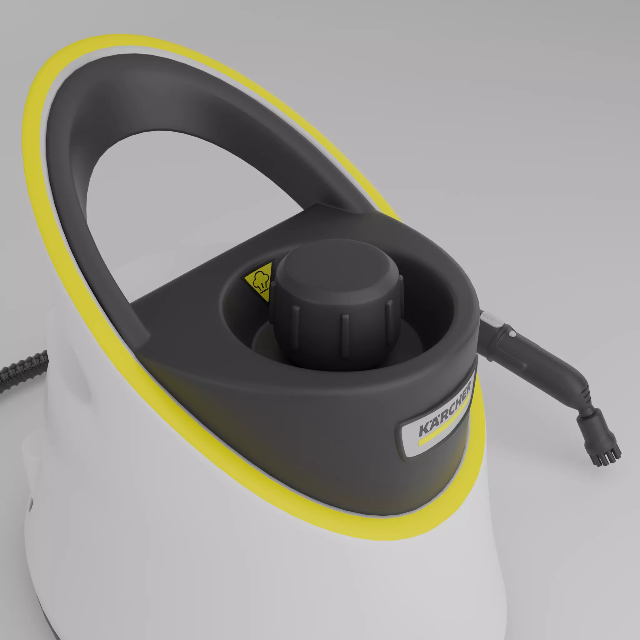 Steam cleaner Low-poly 3D model_4