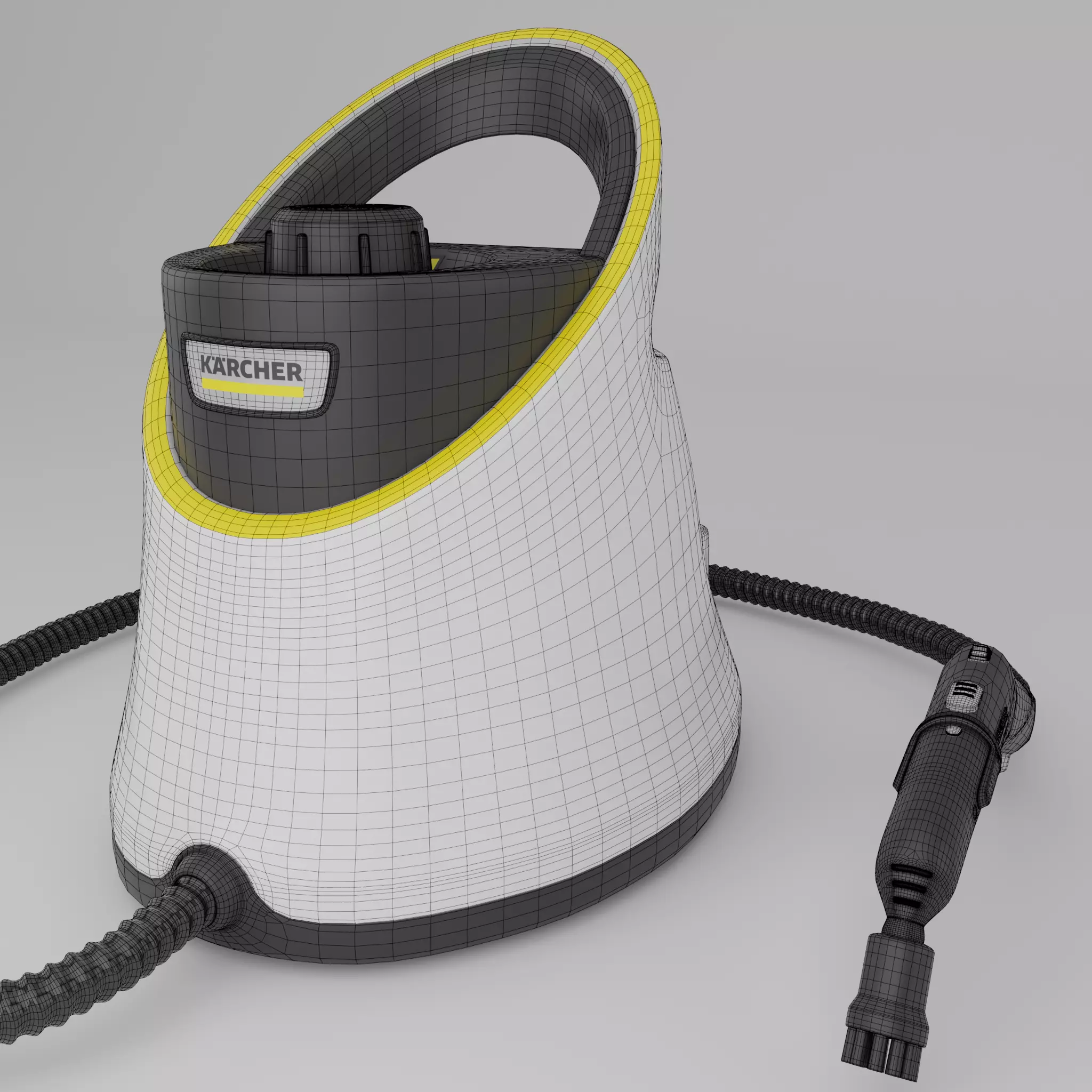 Steam cleaner Low-poly 3D model_5