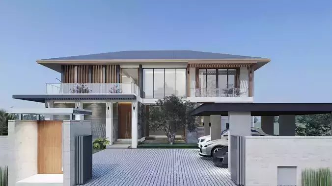 Tropical modern house