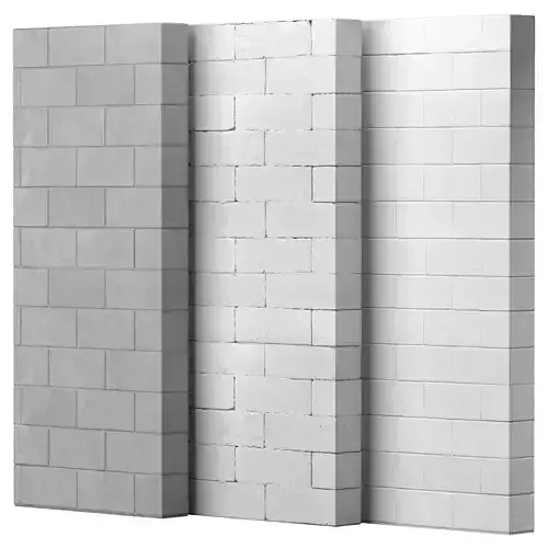 Block wall set 08