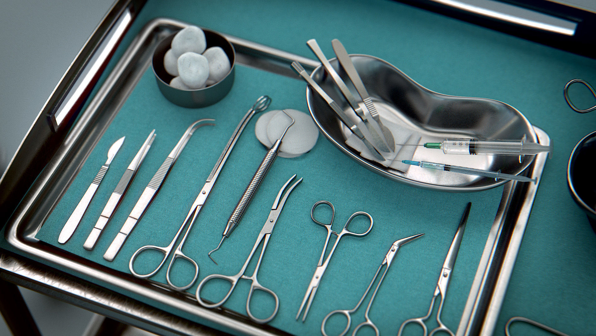 Surgical Instruments - Medical Equipment Collection Low-poly 3D model_2