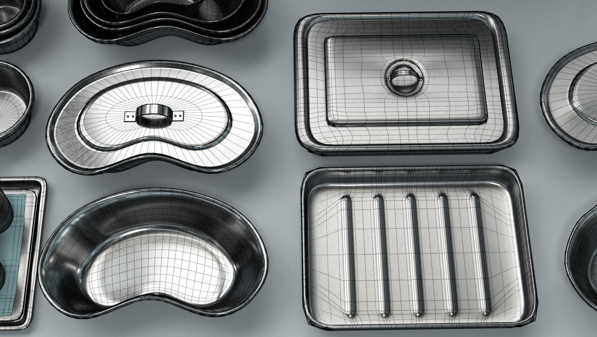 Surgical Instruments - Medical Equipment Collection Low-poly 3D model_24