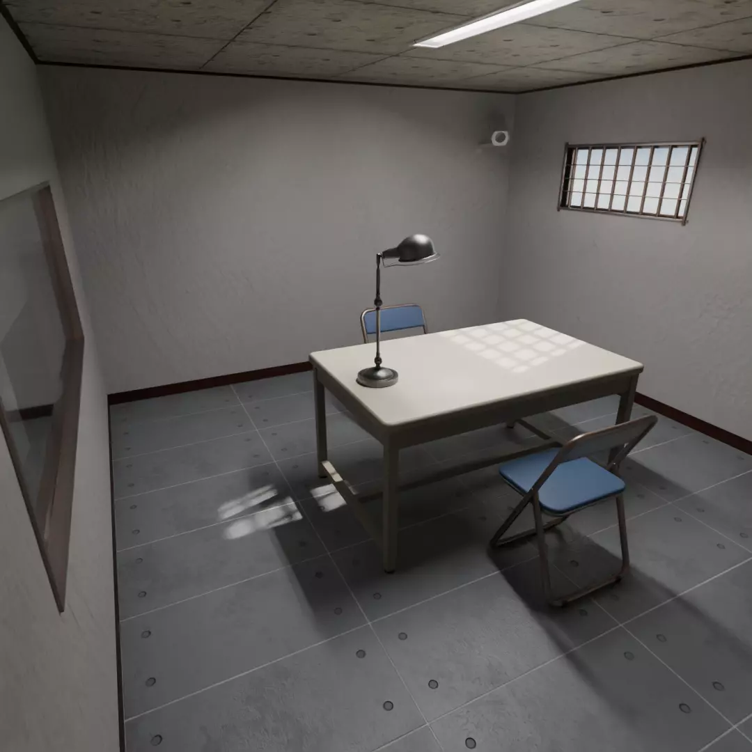 Interrogation room 3D model