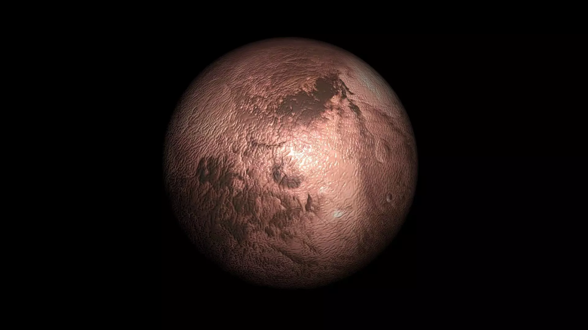 Gonggong Planet 3D model_2