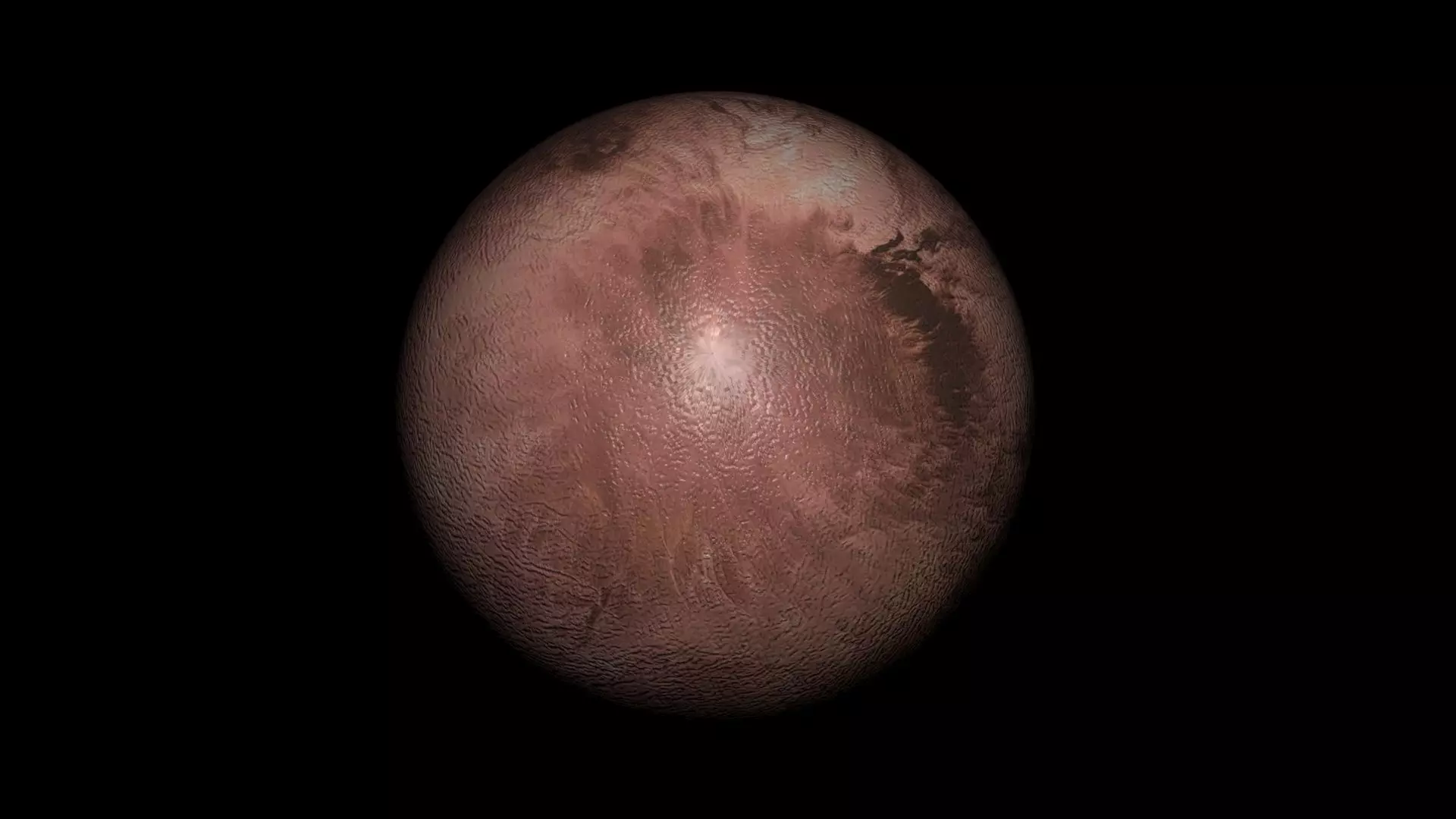 Gonggong Planet 3D model_9