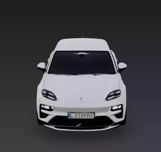 Porsche Macan 2024 - High-Poly Realistic 3D Model 3D model 5