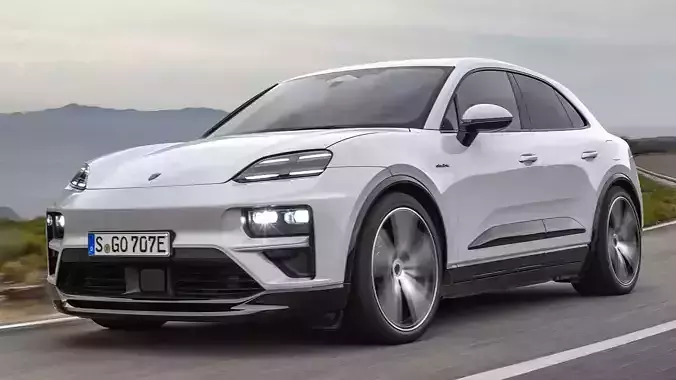 Porsche Macan 2024 - High-Poly Realistic 3D Model