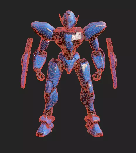 Robots Pack 3 Low-poly 3D model_22