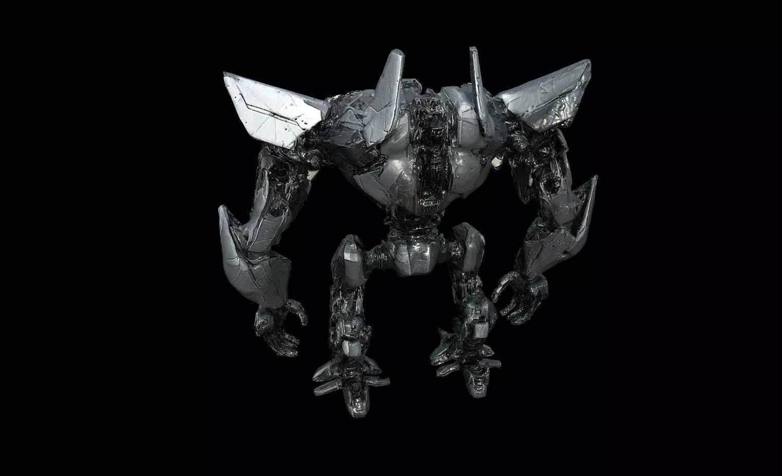 Robots Pack 3 Low-poly 3D model_19