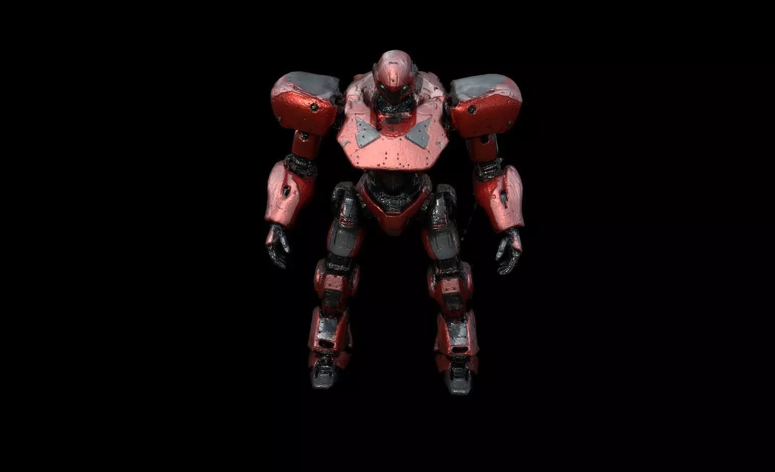 Robots Pack 3 Low-poly 3D model_9