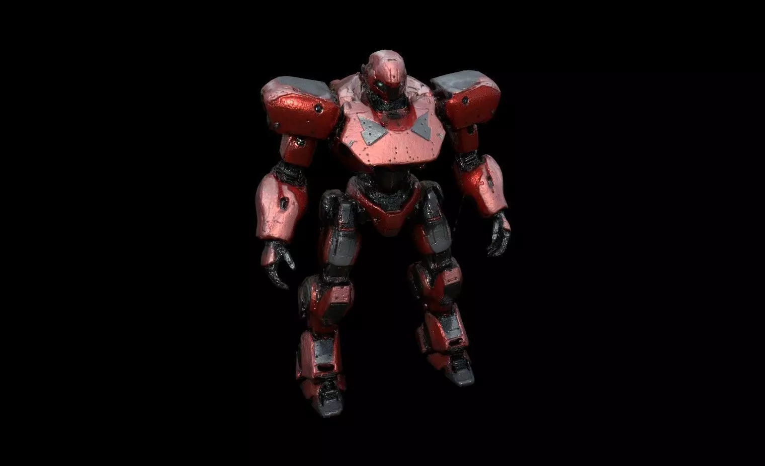 Robots Pack 3 Low-poly 3D model_5