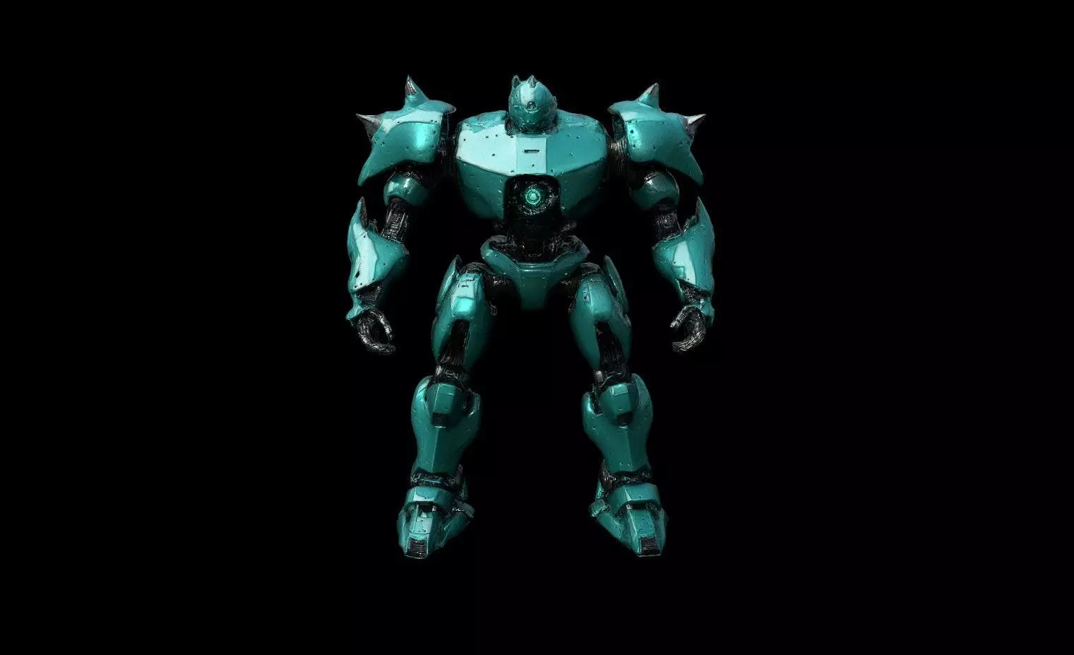 Robots Pack 3 Low-poly 3D model_4