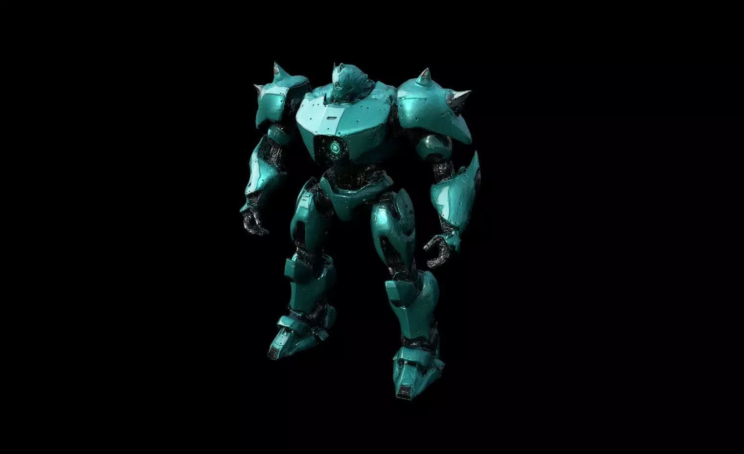 Robots Pack 3 Low-poly 3D model_8