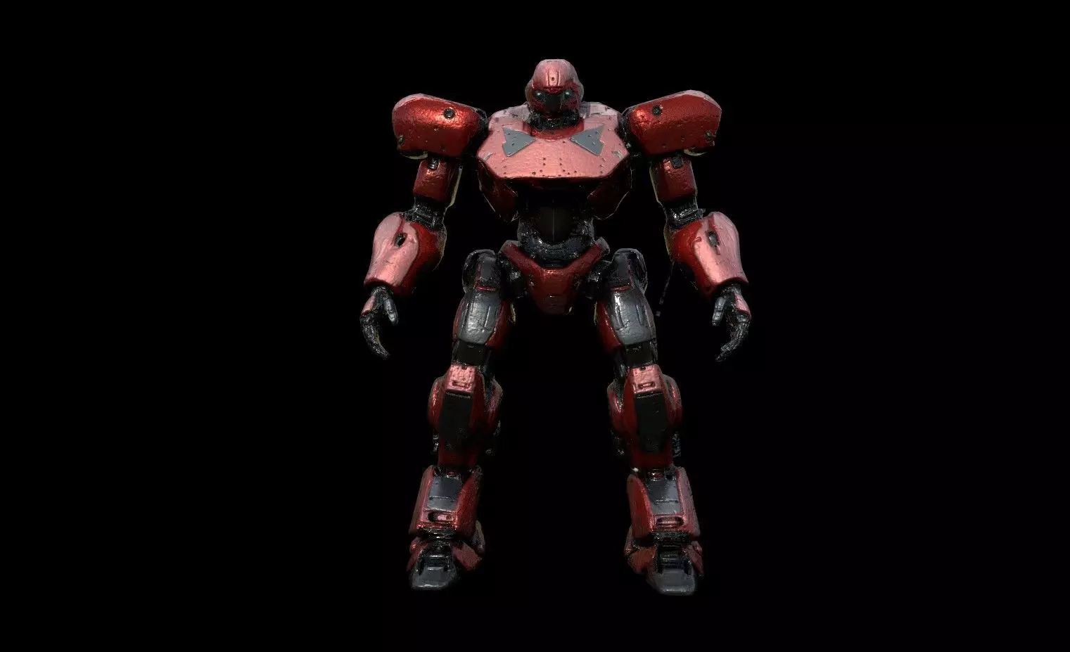 Robots Pack 3 Low-poly 3D model_1