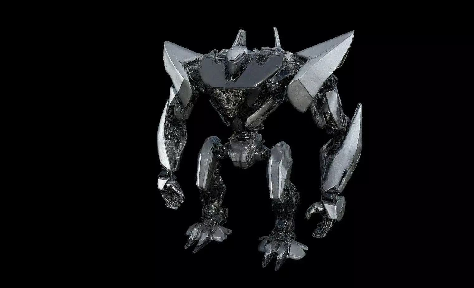 Robots Pack 3 Low-poly 3D model_11