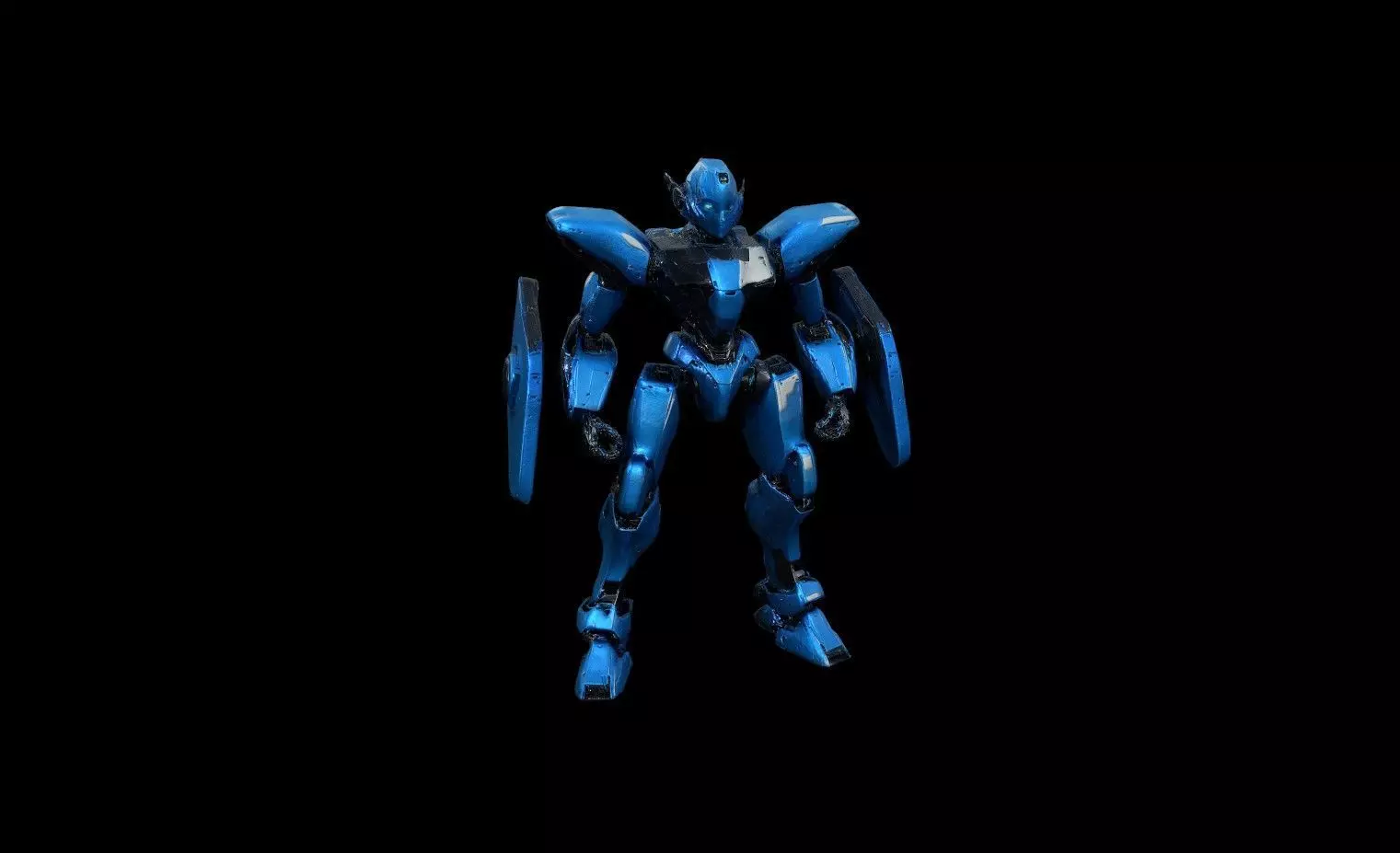 Robots Pack 3 Low-poly 3D model_6