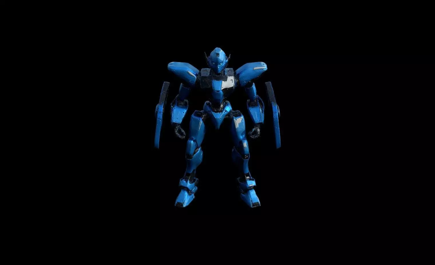 Robots Pack 3 Low-poly 3D model_2