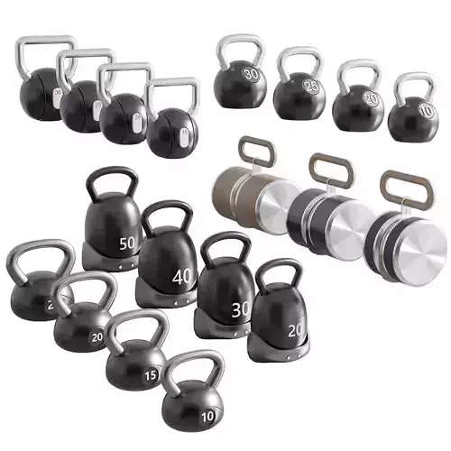 GYM AND FITNESS EQUIPMENT ASSET NO5 A 3D model