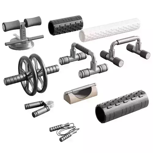 GYM AND FITNESS EQUIPMENT ASSET NO3 A 3D model