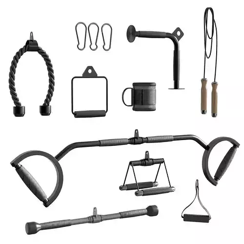 GYM AND FITNESS EQUIPMENT ASSET NO1 A 3D model