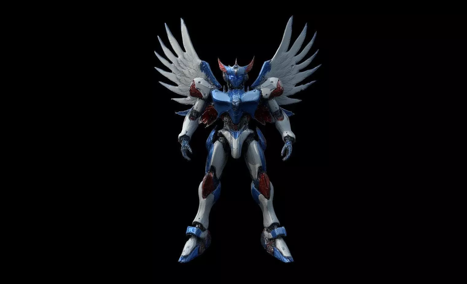 Robots Pack 6 Low-poly 3D model_2