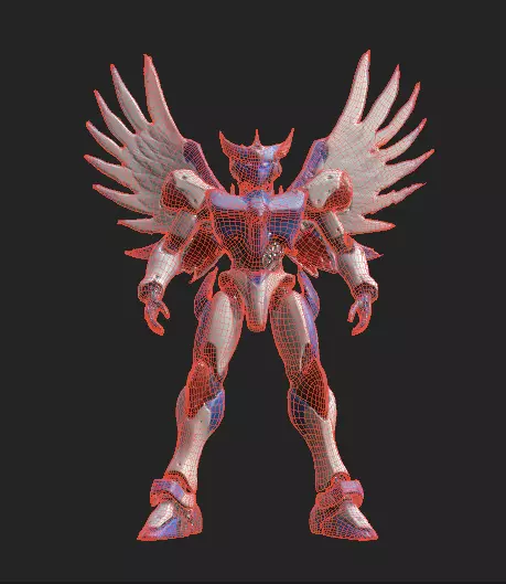 Robots Pack 6 Low-poly 3D model_27