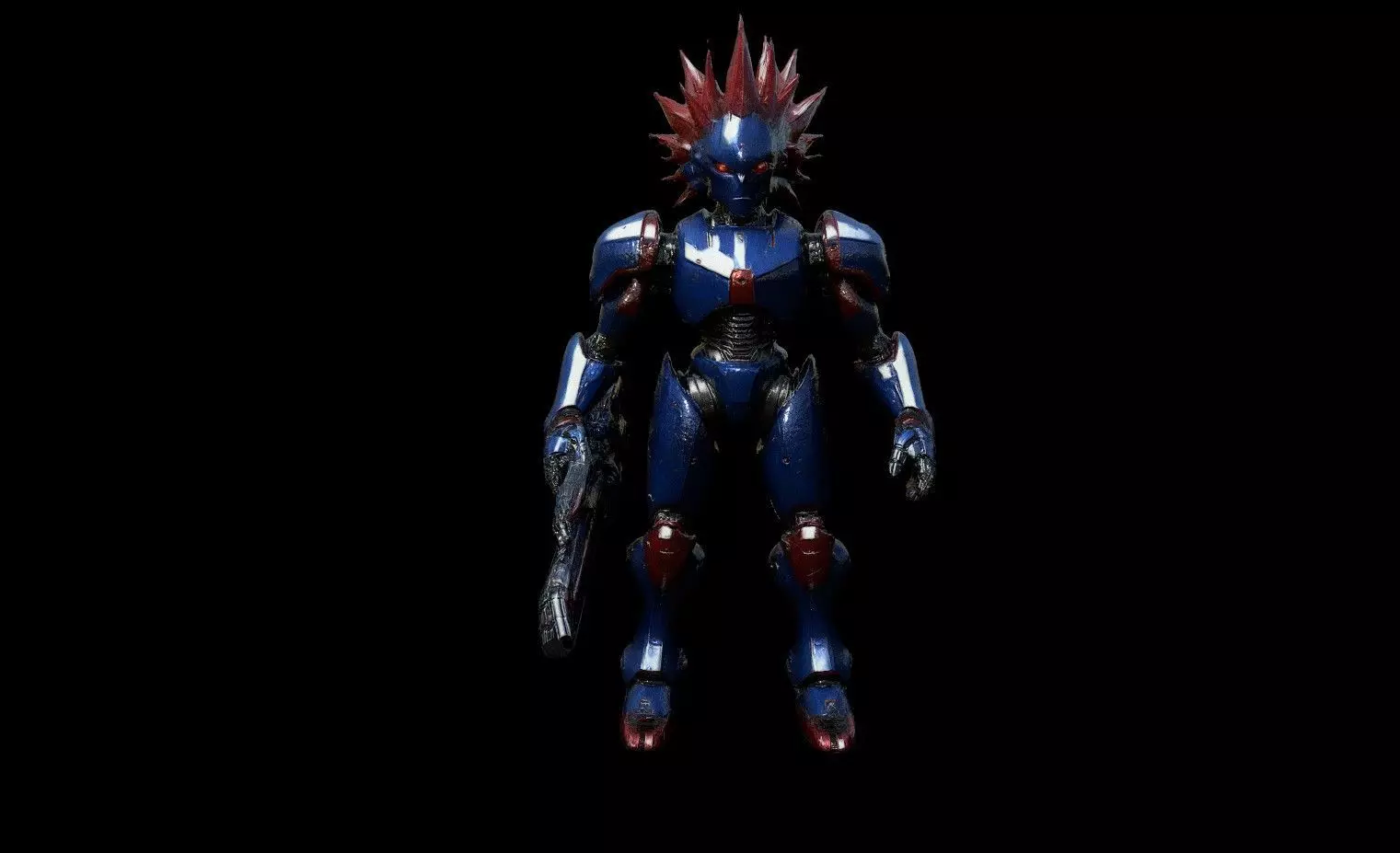 Robots Pack 6 Low-poly 3D model_4