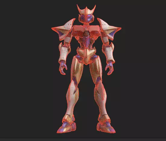 Robots Pack 6 Low-poly 3D model_30