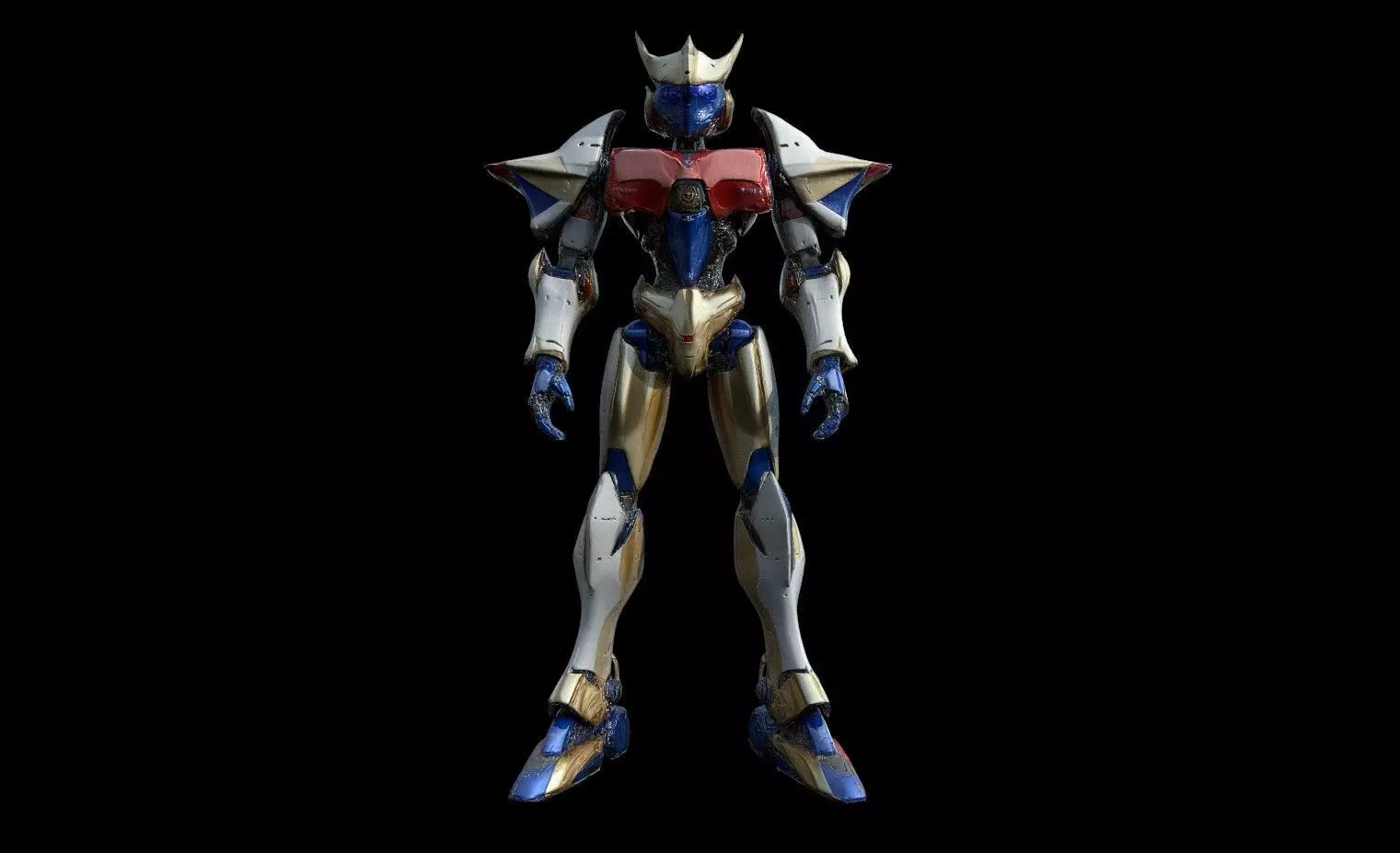 Robots Pack 6 Low-poly 3D model_5