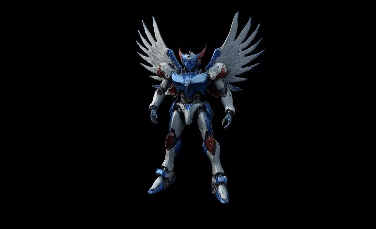 Robots Pack 6 Low-poly 3D model_12