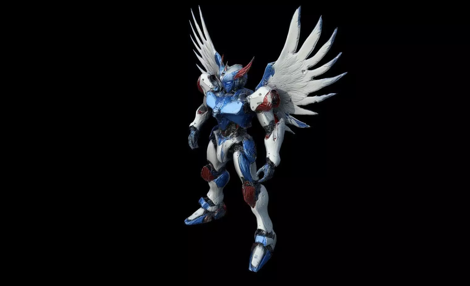 Robots Pack 6 Low-poly 3D model_17