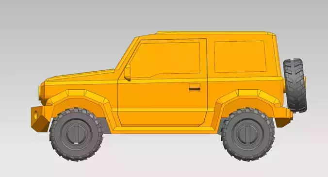 Low Poly Suzuki Jimny