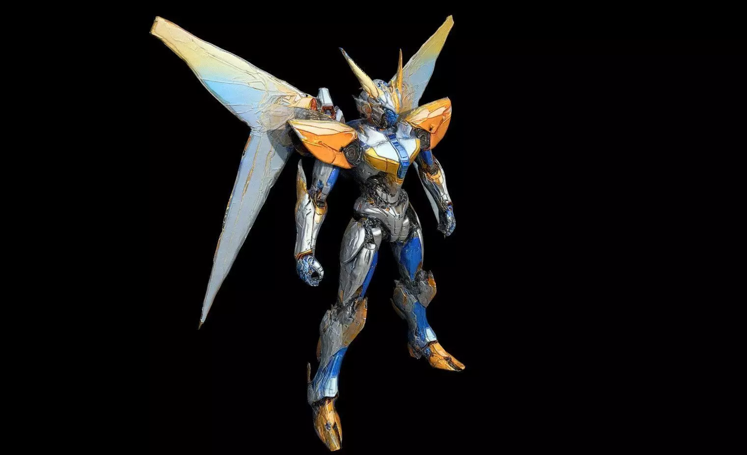 Robots Pack 8 Low-poly 3D model_16