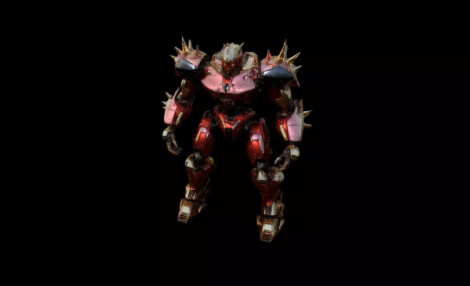 Robots Pack 8 Low-poly 3D model_14