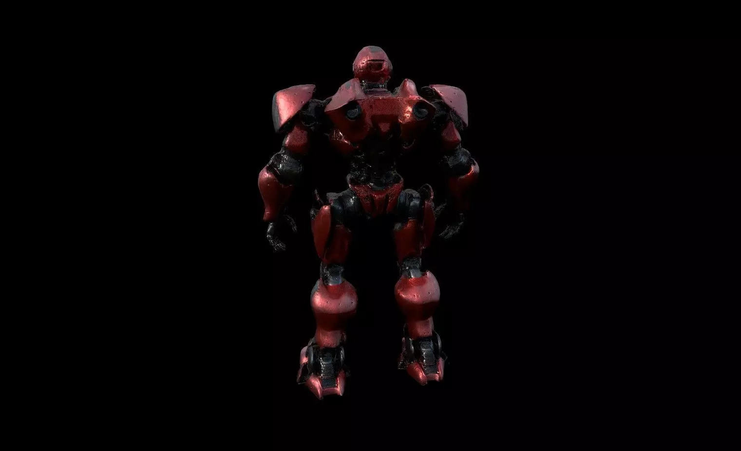 Robots Pack 8 Low-poly 3D model_25