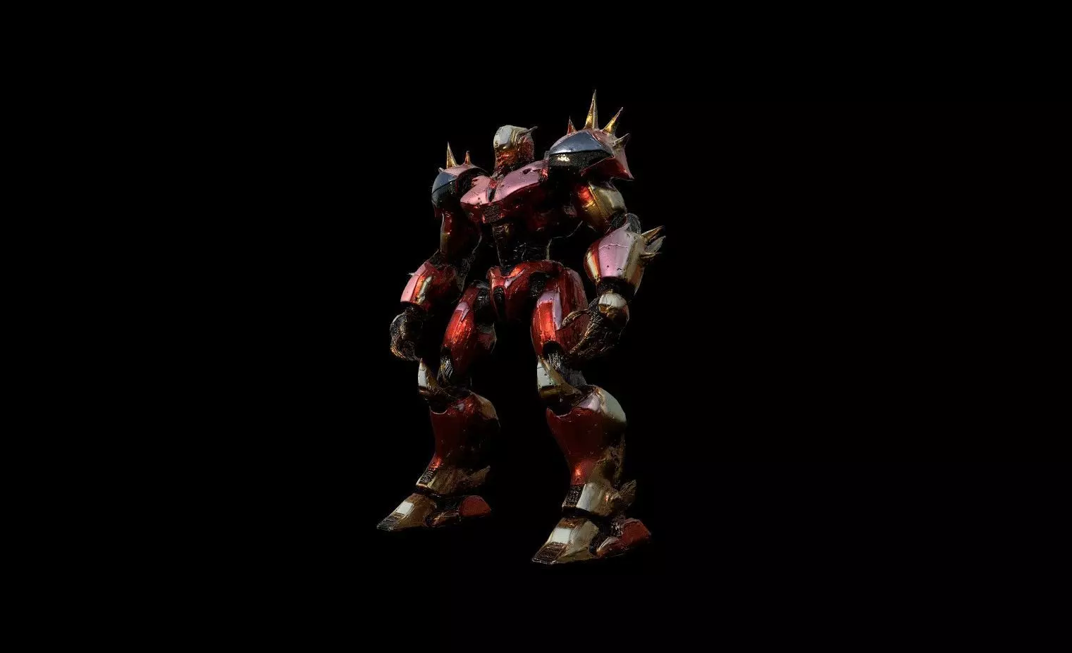 Robots Pack 8 Low-poly 3D model_19