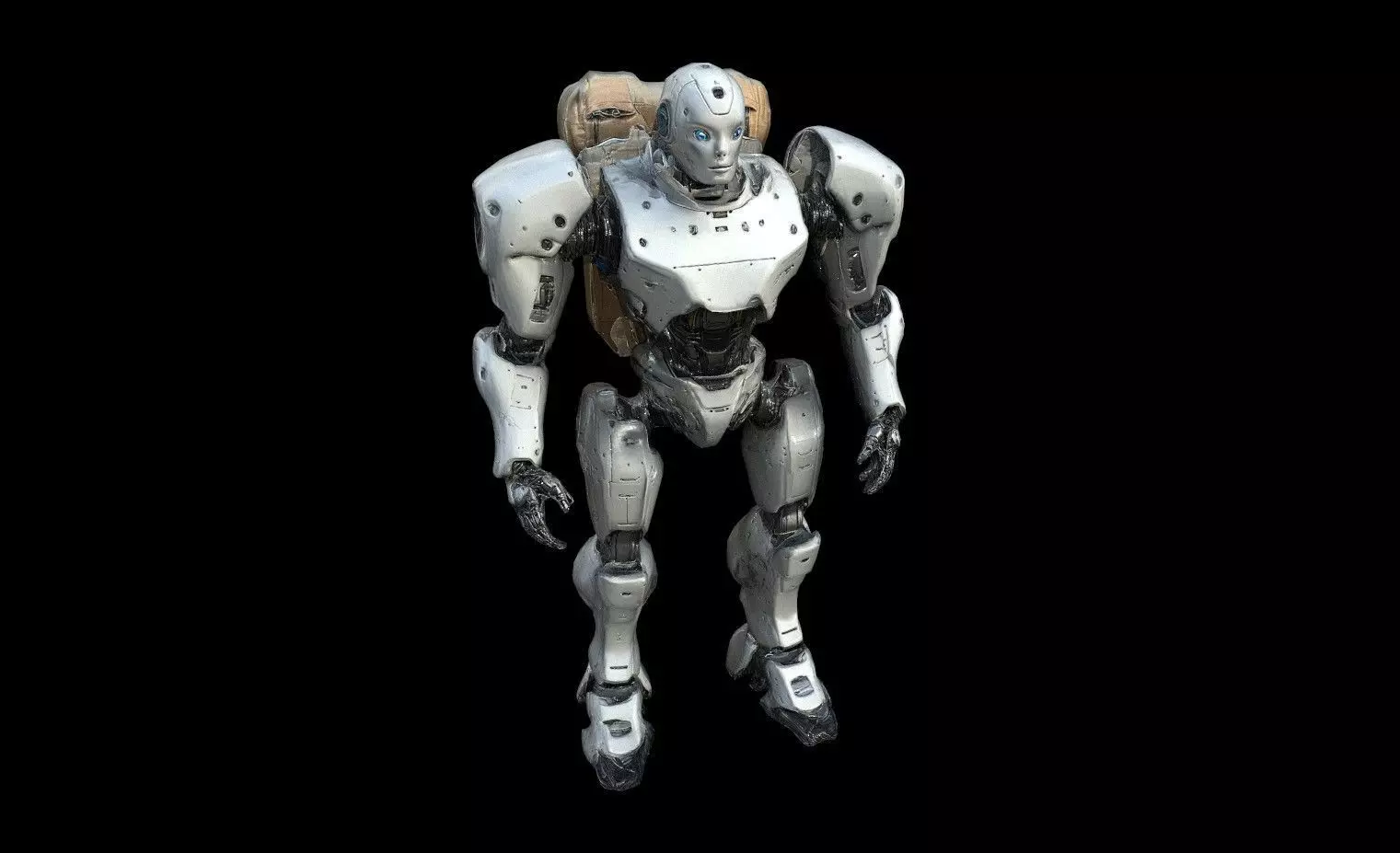 Robots Pack 8 Low-poly 3D model_8