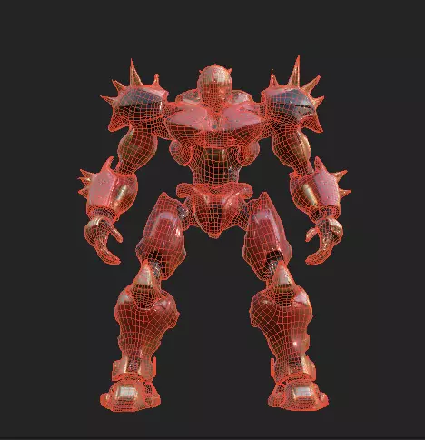 Robots Pack 8 Low-poly 3D model_29