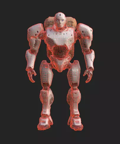 Robots Pack 8 Low-poly 3D model_28