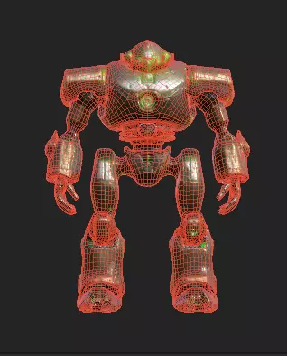 Robots Pack 8 Low-poly 3D model_27