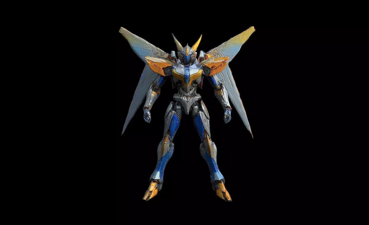 Robots Pack 8 Low-poly 3D model_1