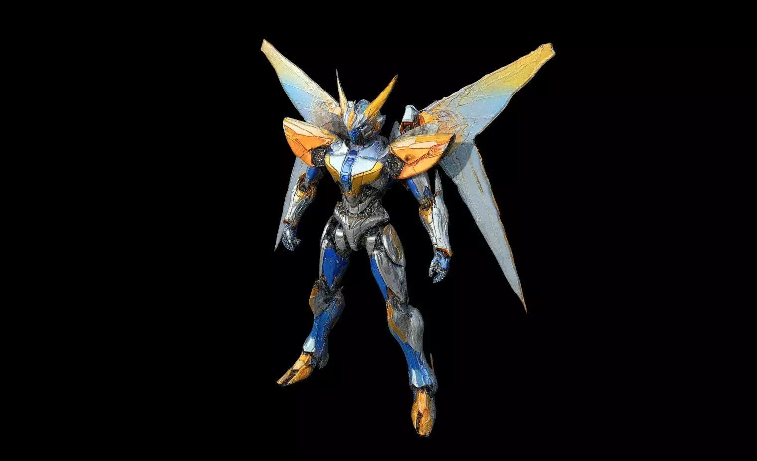 Robots Pack 8 Low-poly 3D model_11