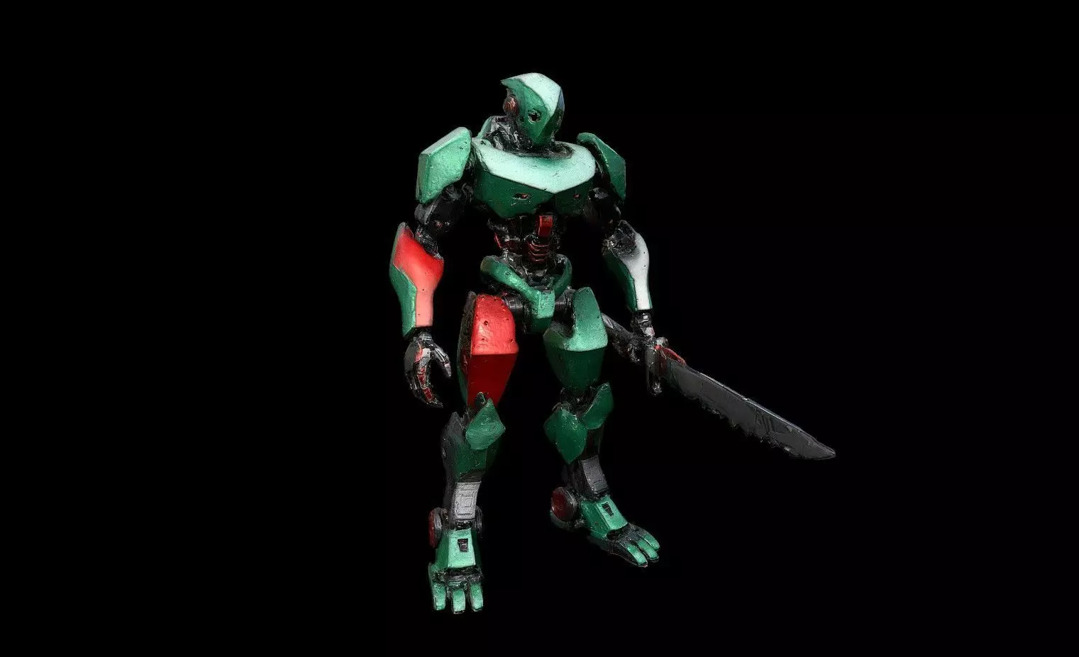 Robots Pack 9 Low-poly 3D model_8