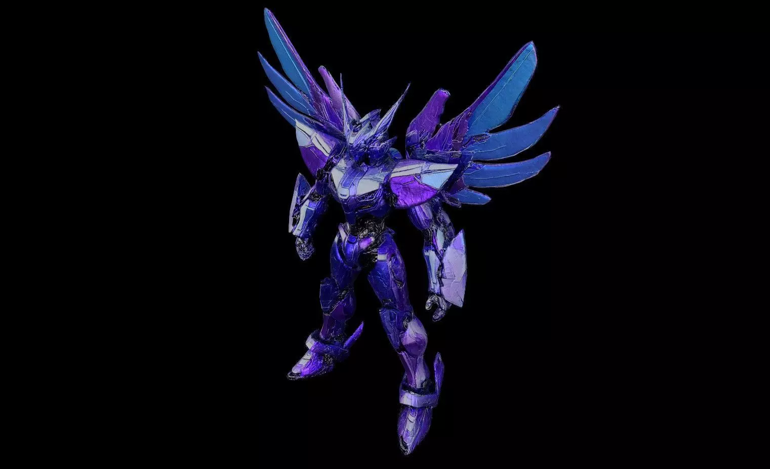 Robots Pack 9 Low-poly 3D model_19