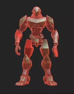 Robots Pack 9 Low-poly 3D model_29