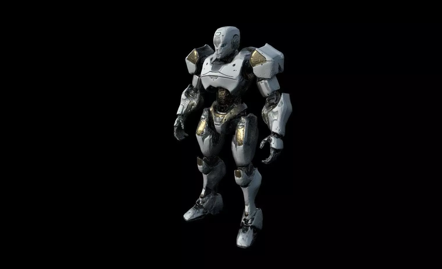 Robots Pack 9 Low-poly 3D model_15