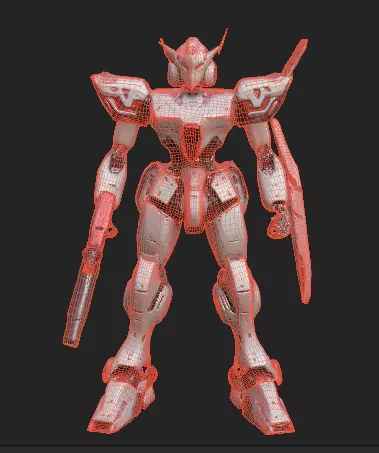 Robots Pack 9 Low-poly 3D model_26