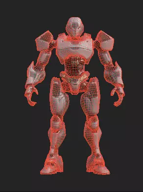 Robots Pack 9 Low-poly 3D model_31