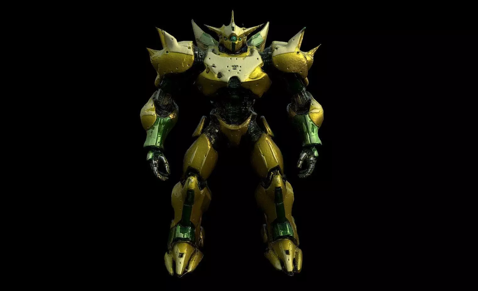 Robots Pack 9 Low-poly 3D model_1